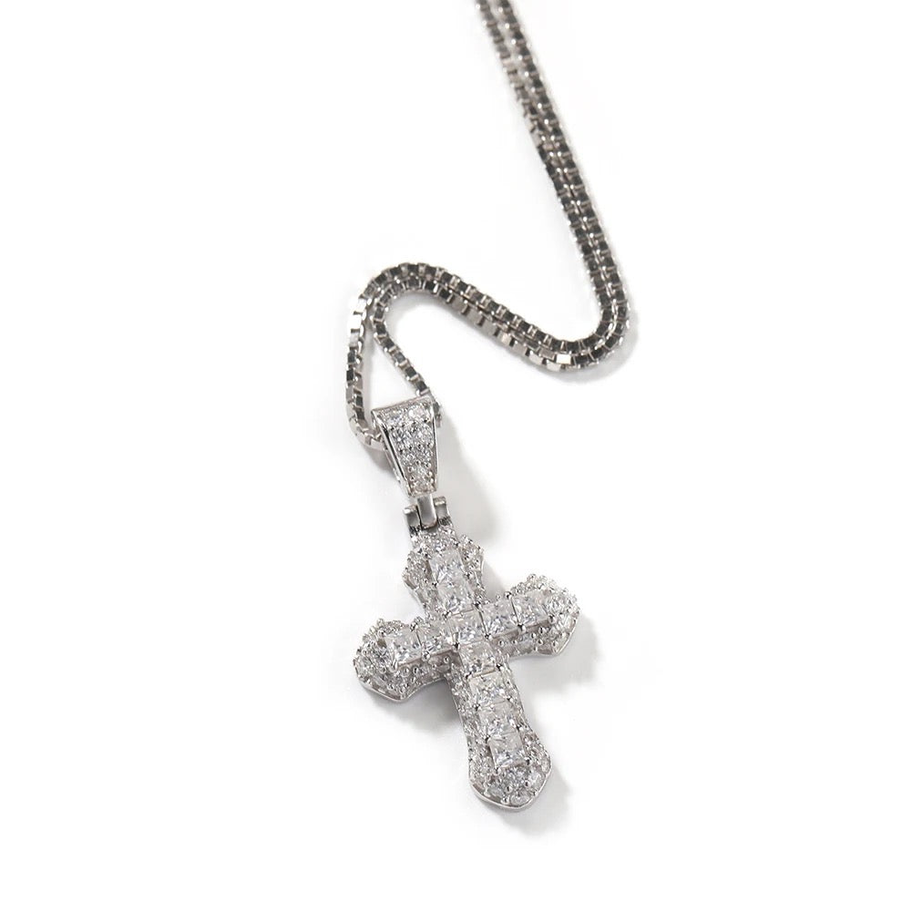 BAGUETTE CROSS CHAIN