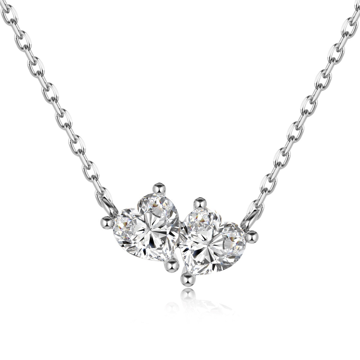 DOUBLE HEART NECKLACE