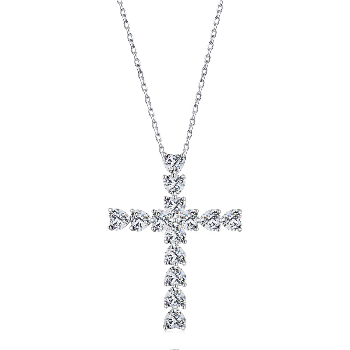 KINGDOM OF HEARTS CROSS NECKLACE