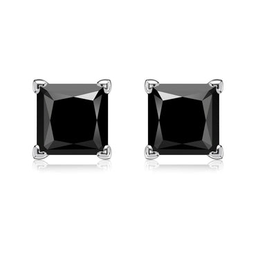 BLACK STERLING SILVER STUDS