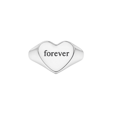 ENGRAVABLE HEART RING