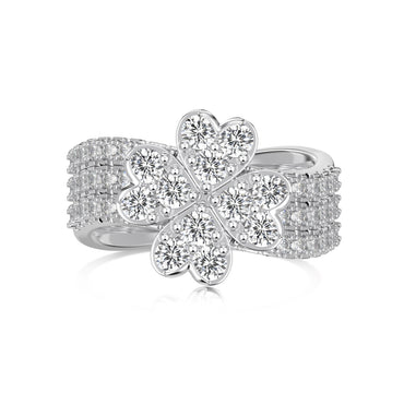 DETACHABLE CLOVER RING SET